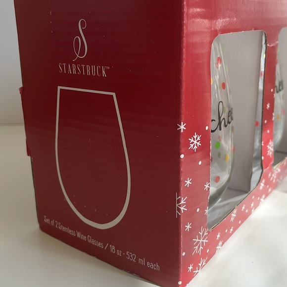 Starstruck Stemless Wine Glasses, Set of 2 - Picture 7 of 8